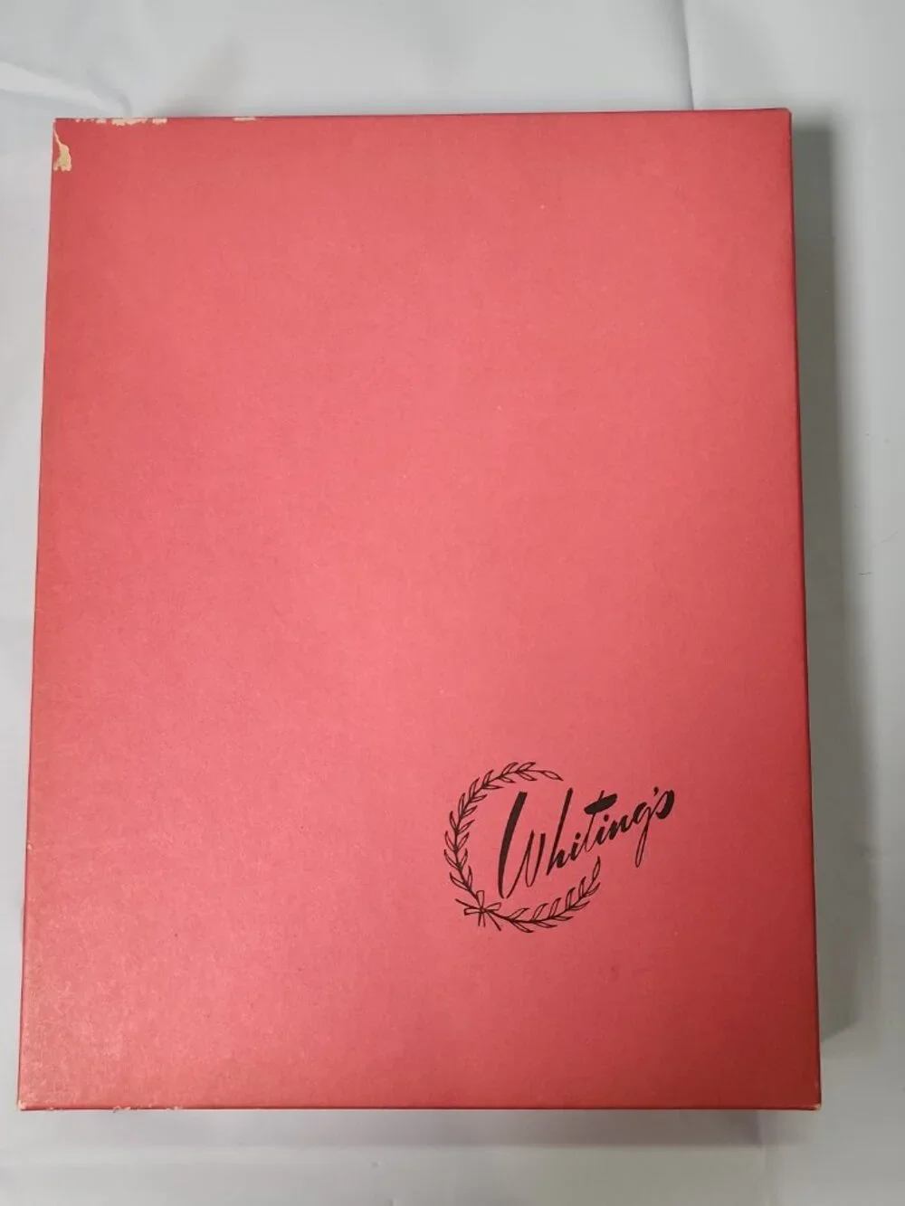 Whiting's Style 35004 Stationery Set Floral Pastel Pink VTG 1970s Near Complete